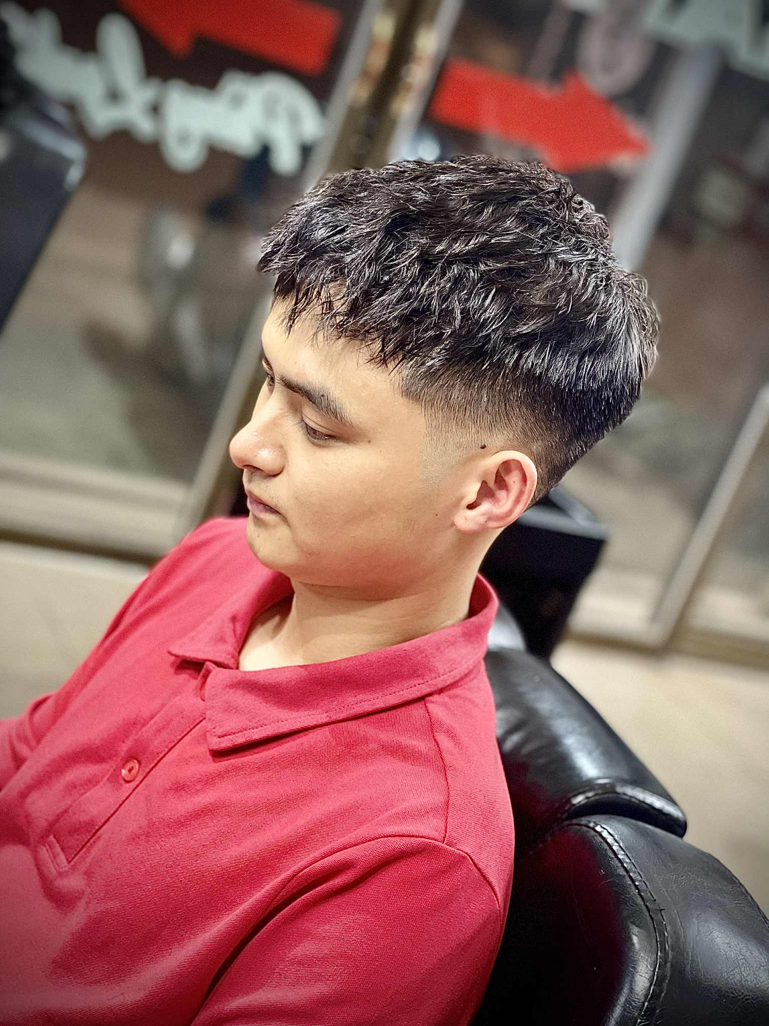 Uốn phồng chân tóc tăng độ dày