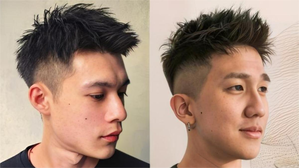 Kiểu tóc Quiff phồng tự nhiên tại Thái Barber